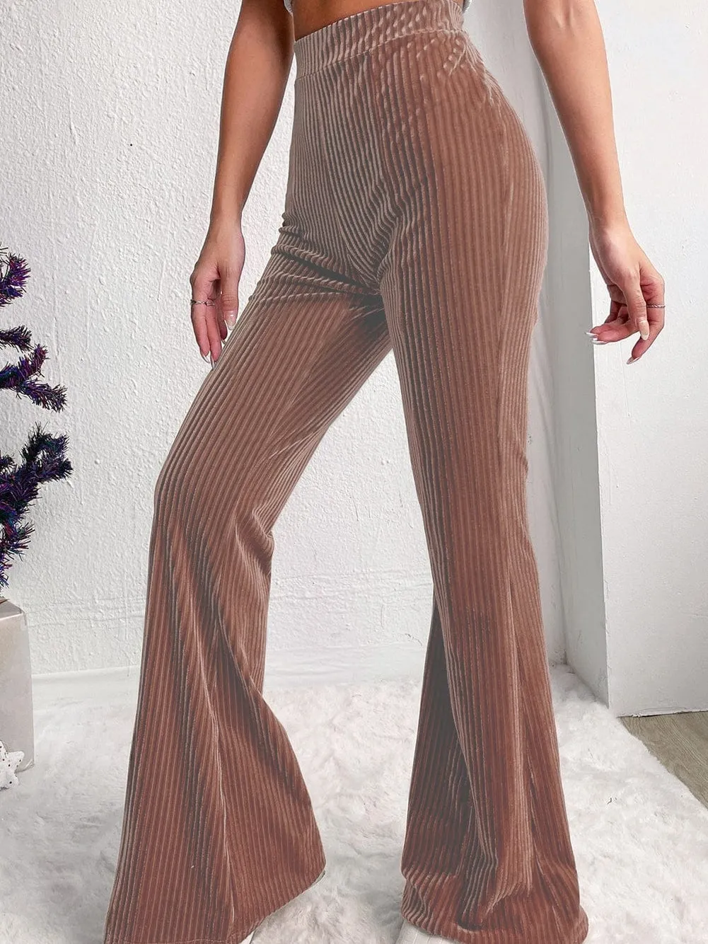 70s-inspired corduroy trousers