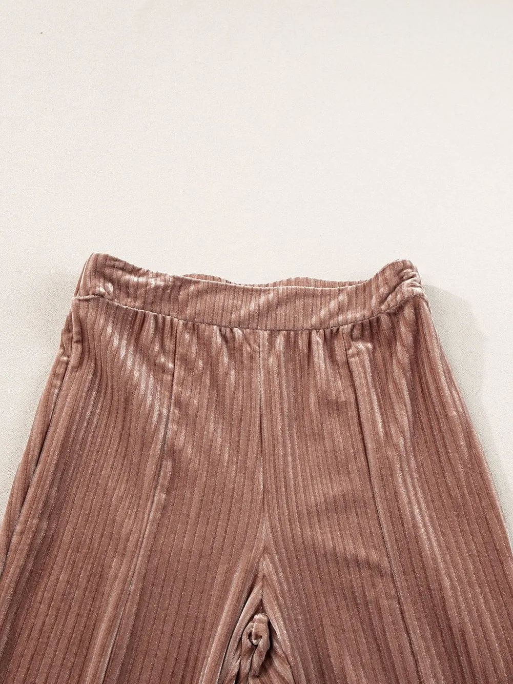 70s-inspired corduroy trousers