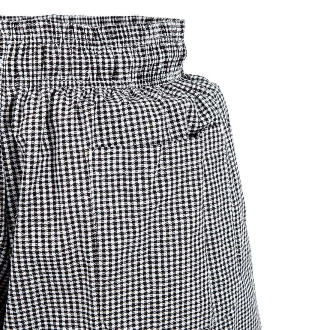 A026-3XL Chef Works Essential Baggy Pants Small Black Check 3XL