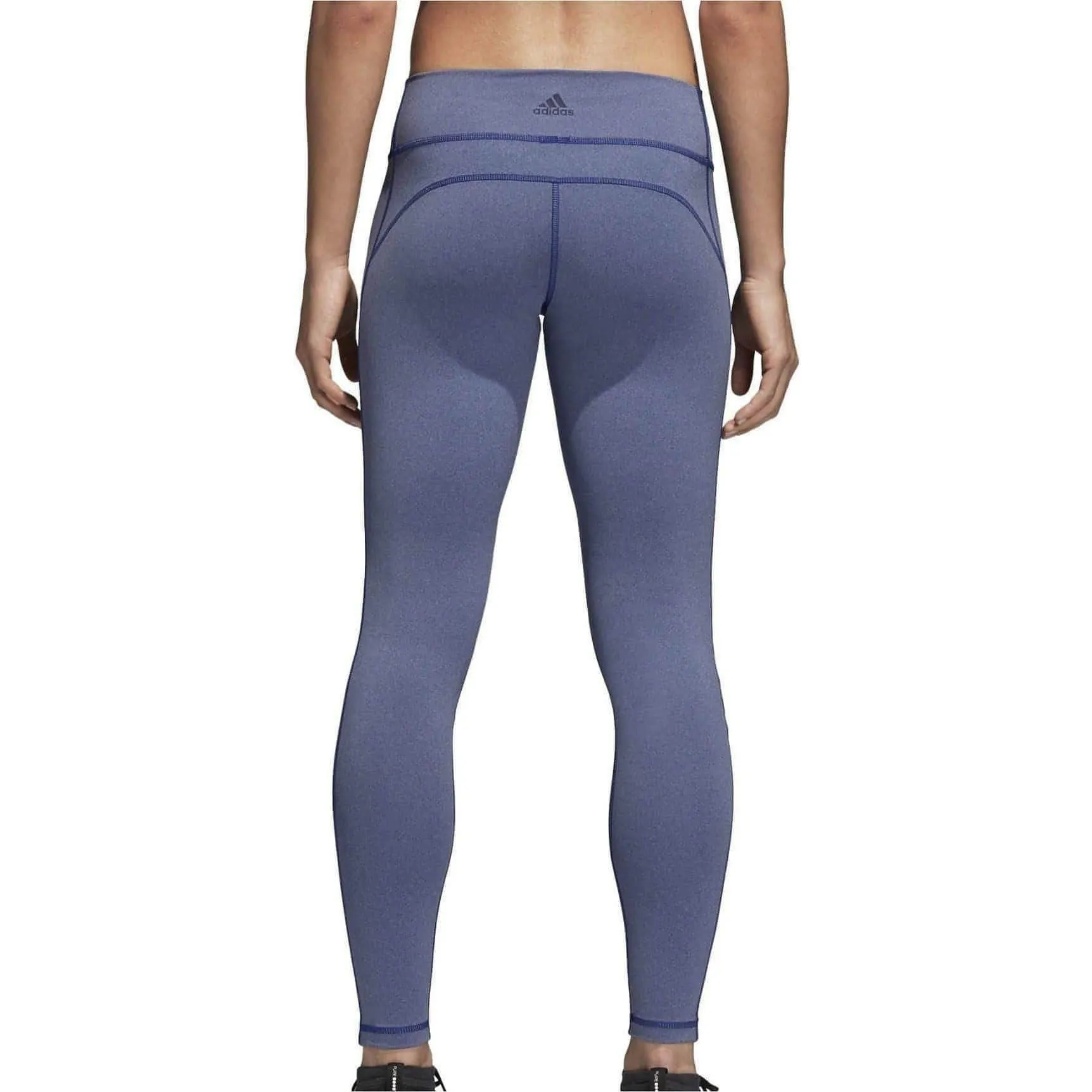 adidas Believe This Mid Rise Womens 7/8 Training Tights - Blue