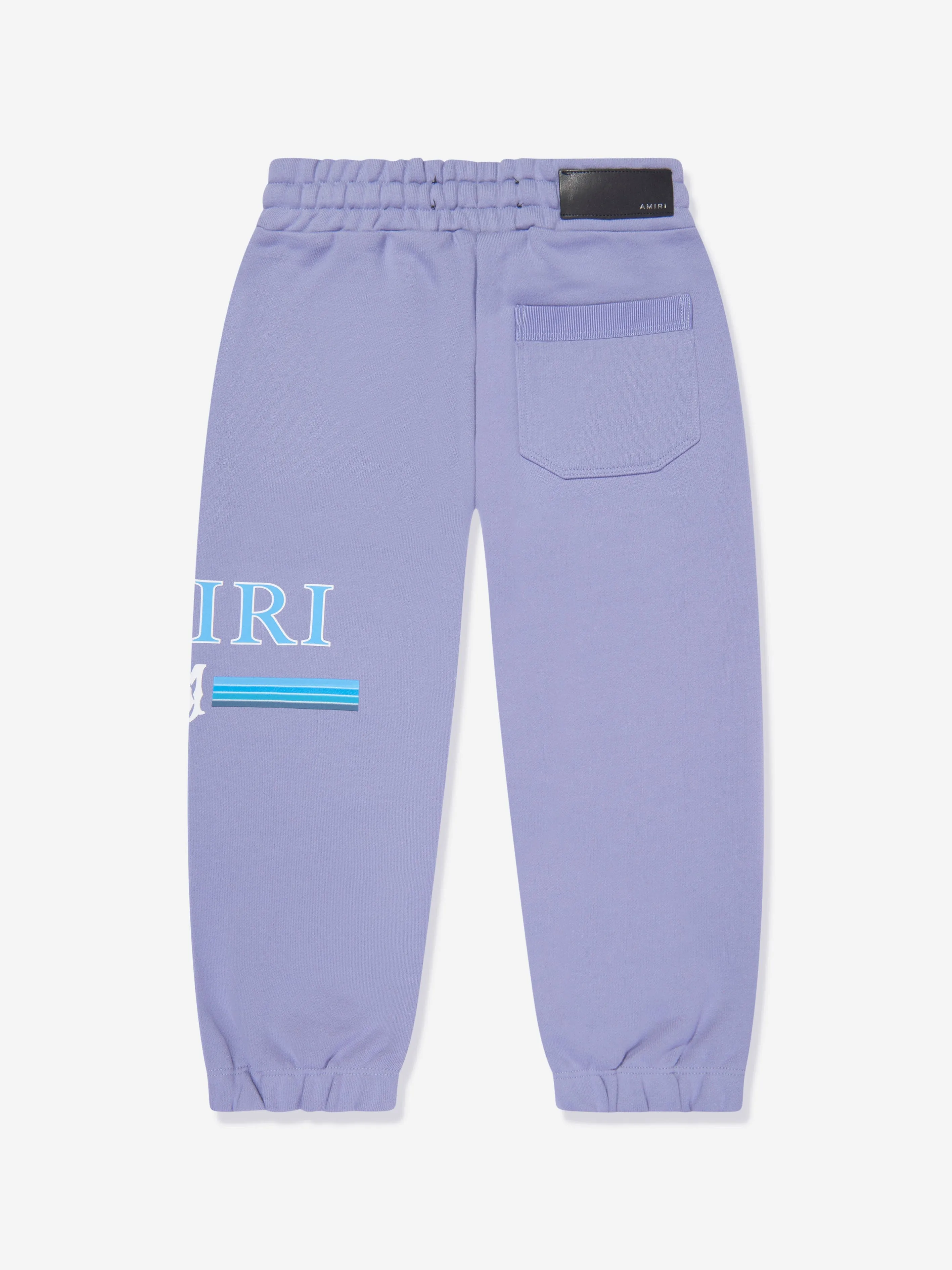 Amiri Kids Bar Logo Joggers in Blue