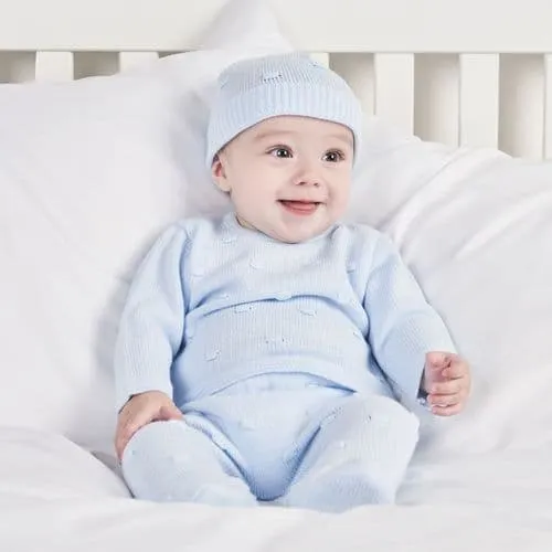 Baby Boys  Knitted Outfit - with Hat