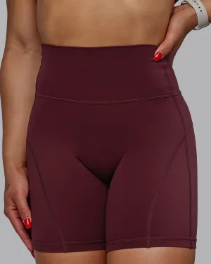 Bend Mid-Length Shorts - Dark Cherry