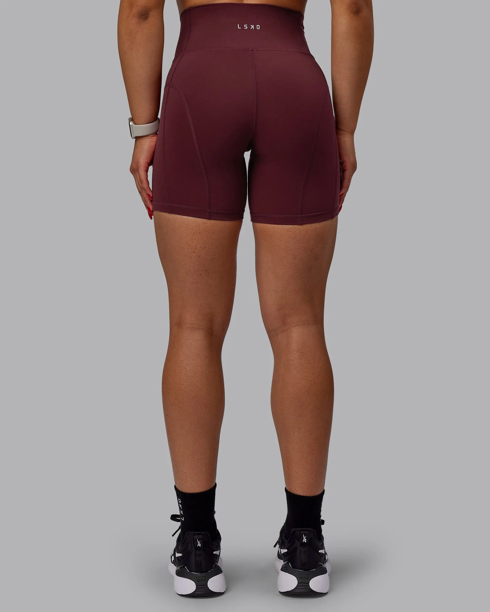 Bend Mid-Length Shorts - Dark Cherry