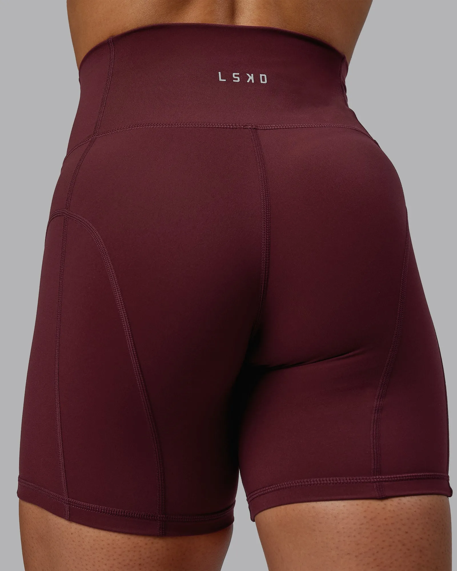 Bend Mid-Length Shorts - Dark Cherry