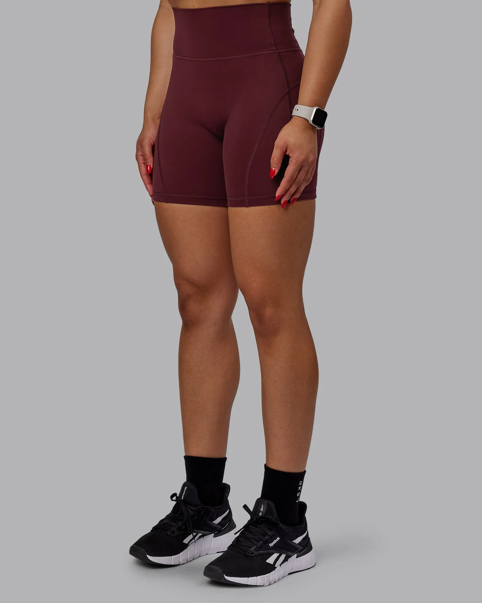 Bend Mid-Length Shorts - Dark Cherry