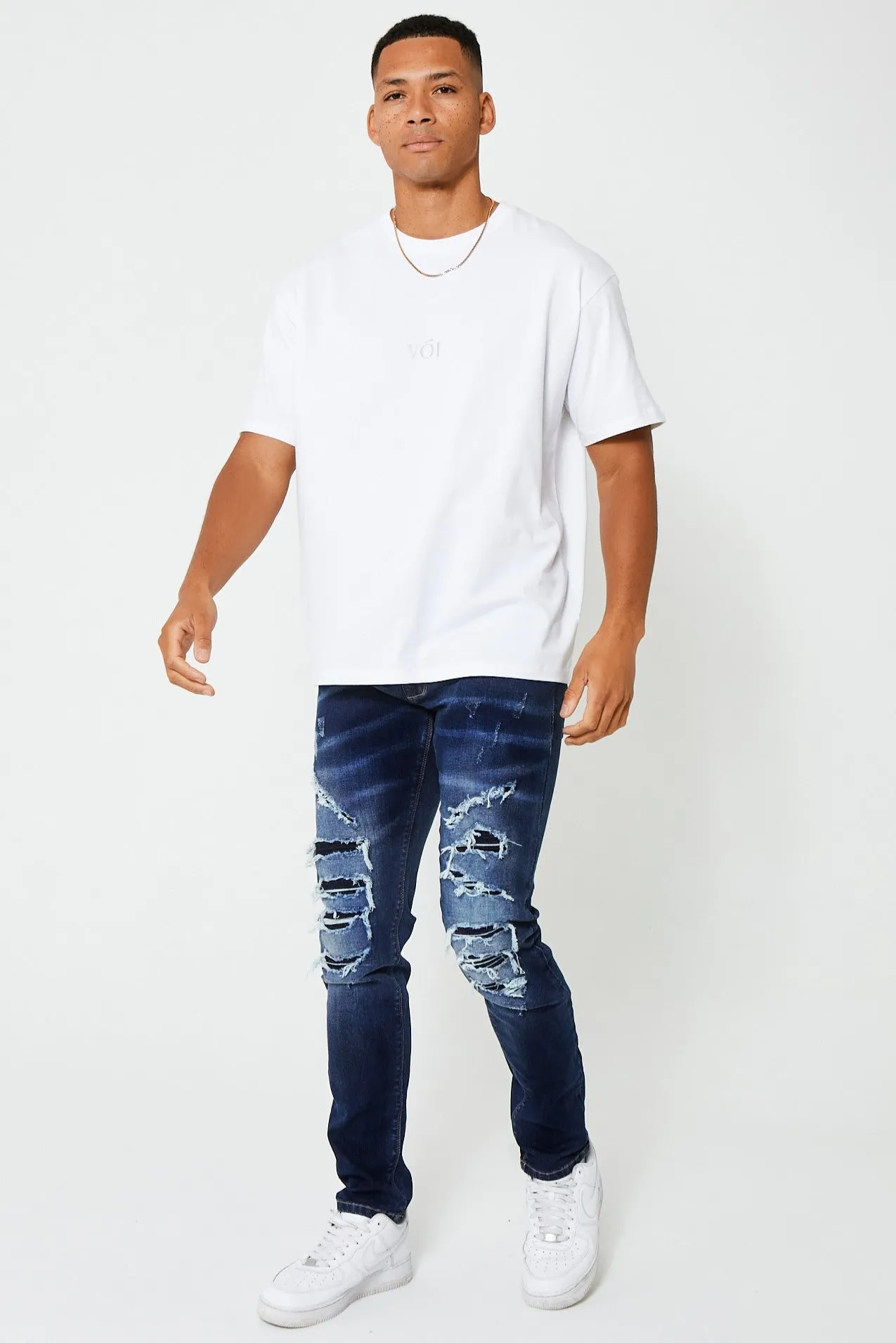 Benhill Tapered Jean - Dark Blue