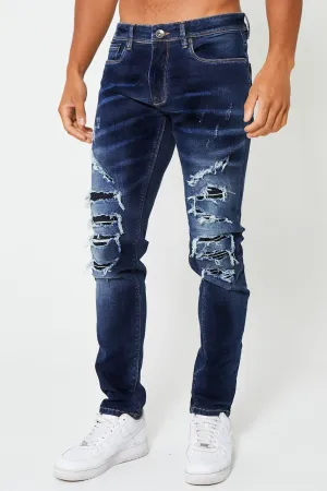 Benhill Tapered Jean - Dark Blue