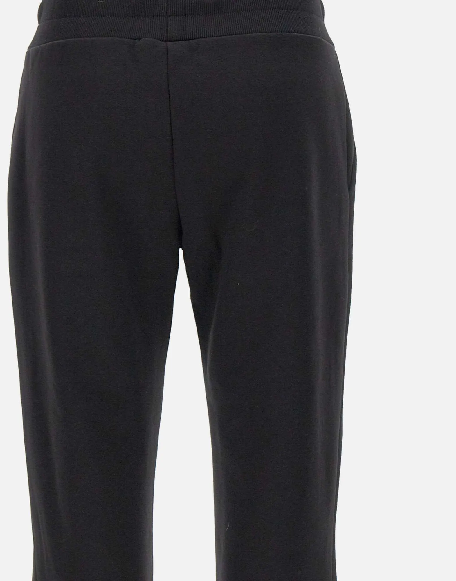 Black Cotton Blend Jogger for Women