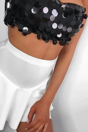 Black Sequin bralet - Aariana