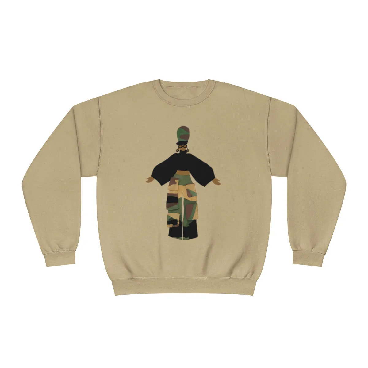 Camo Cargo Queen Unisex Sweatshirt