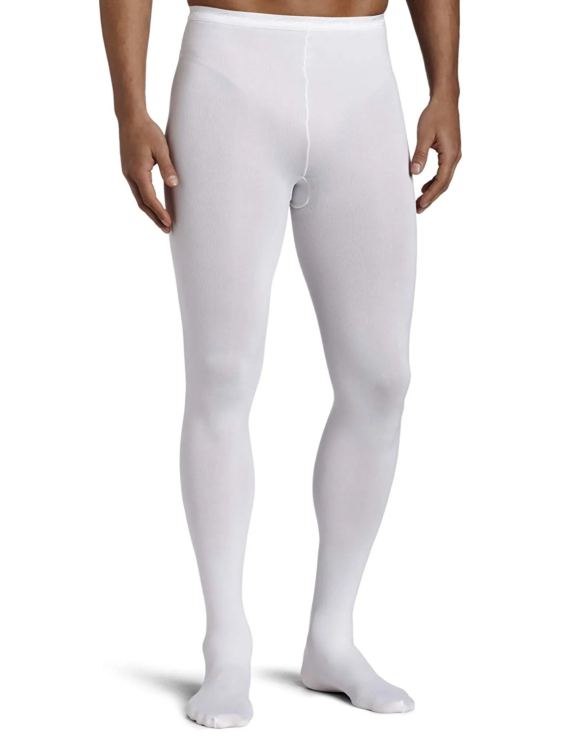 Capezio Men's Knit Footed Tights