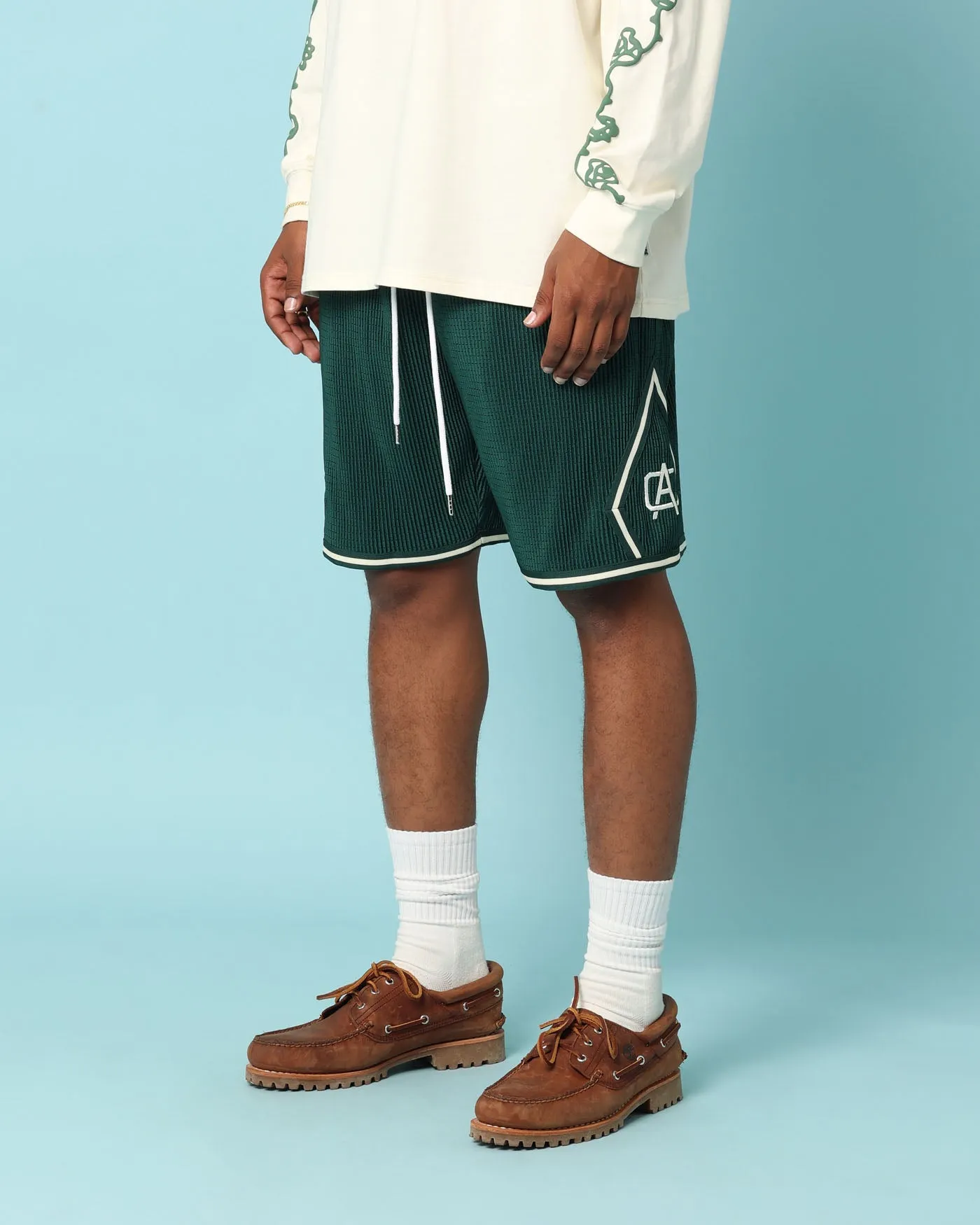 Carré Fold Ball Shorts Green