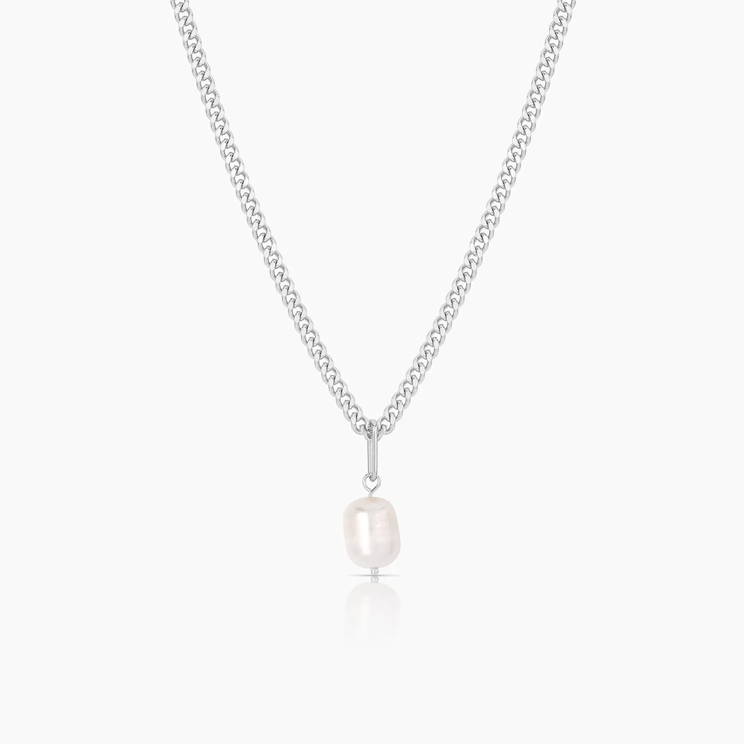 Colette Pearl Curb Necklace