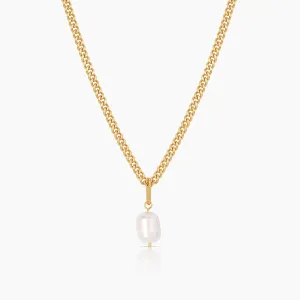 Colette Pearl Curb Necklace