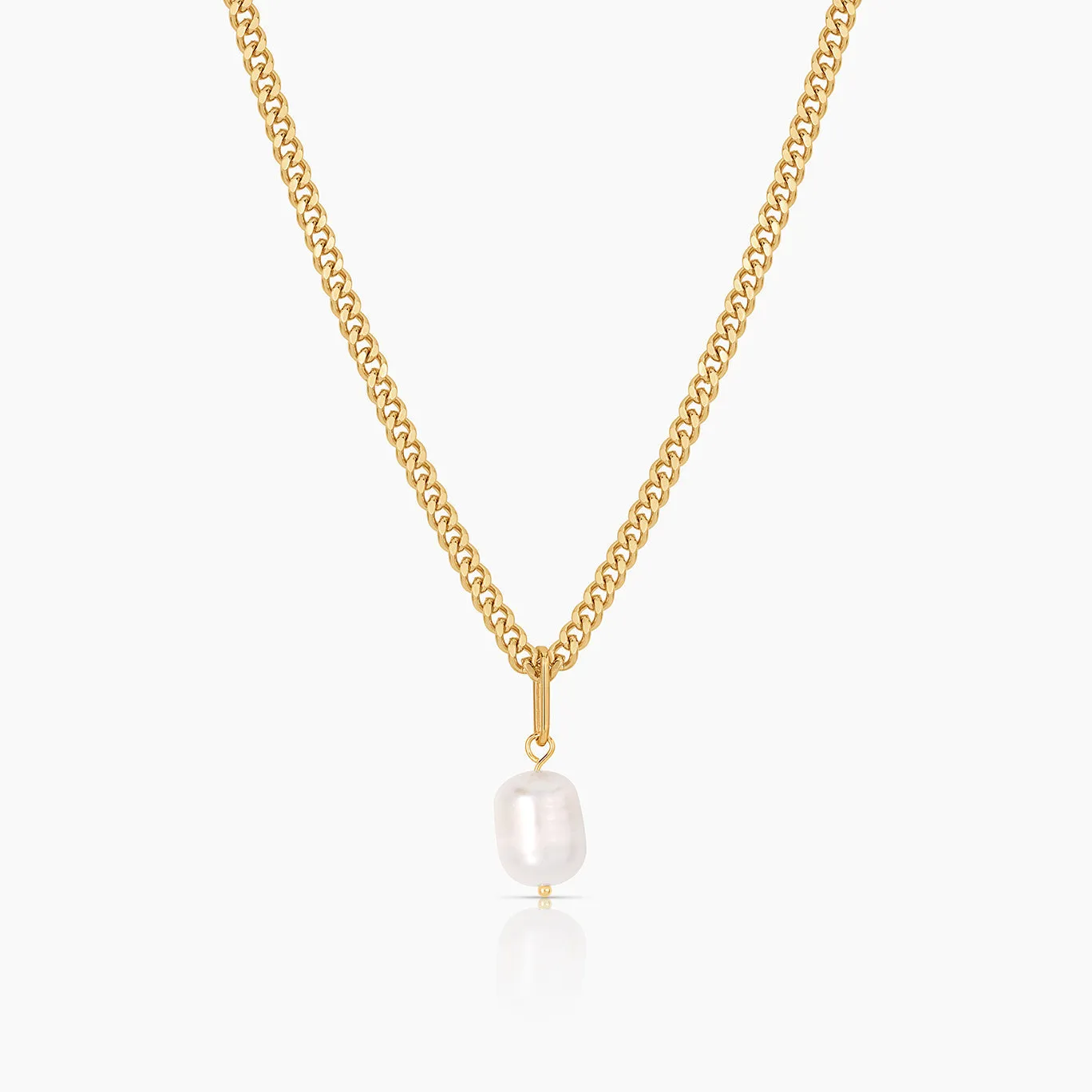 Colette Pearl Curb Necklace