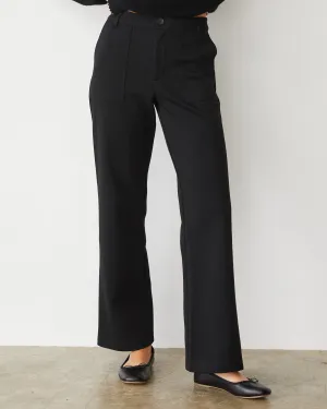 Cotton Knit Patch Pocket Pant