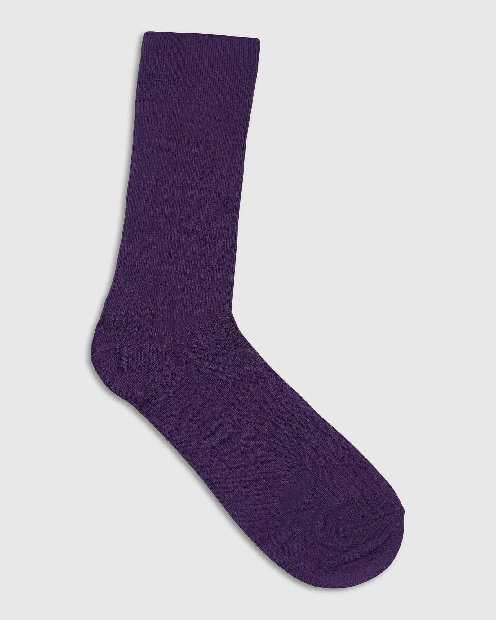 Cotton Purple Printed Socks - Thai