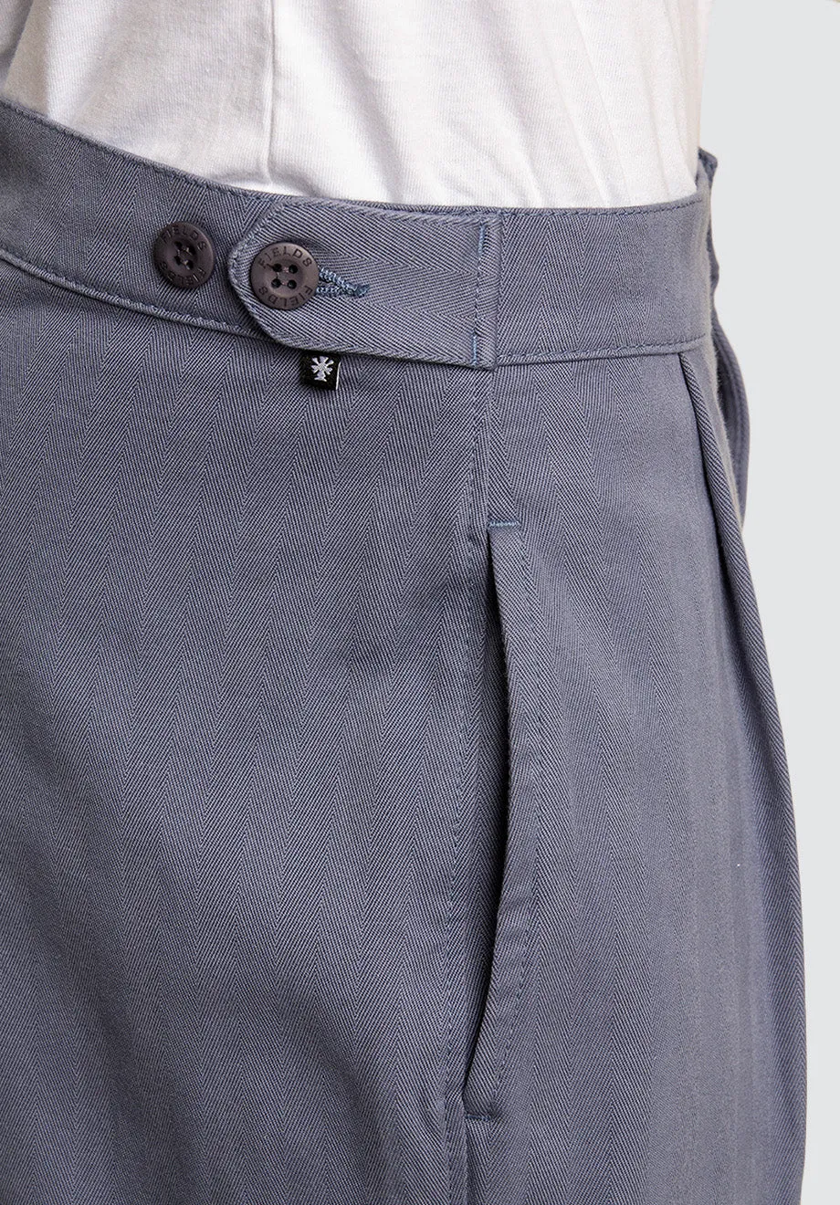 Cotton Weekend Trouser | Folkstone Grey