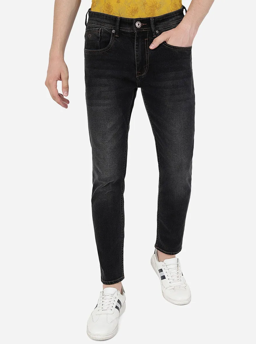 Dark Grey Washed Urban Fit Jeans | Greenfibre