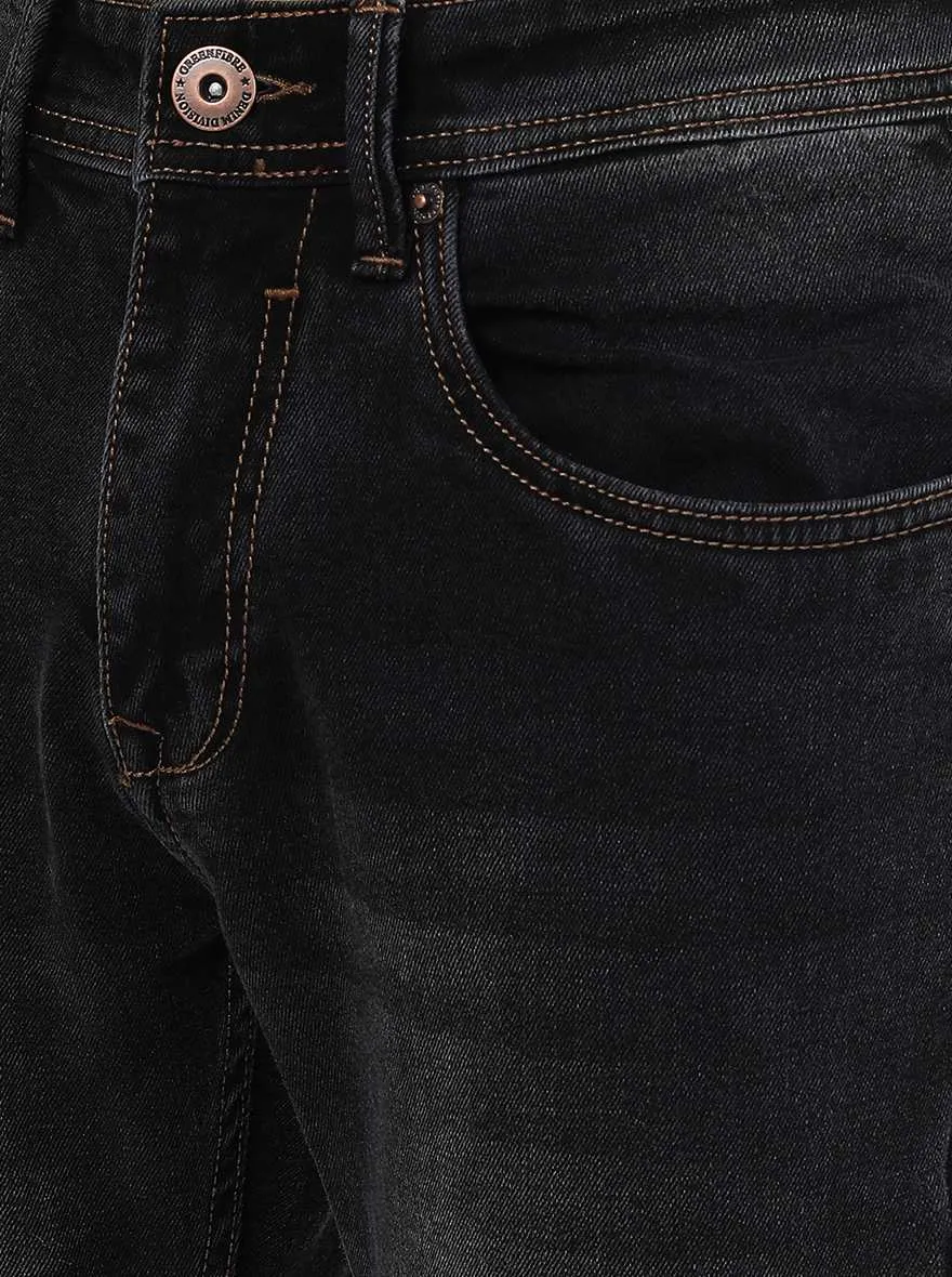 Dark Grey Washed Urban Fit Jeans | Greenfibre