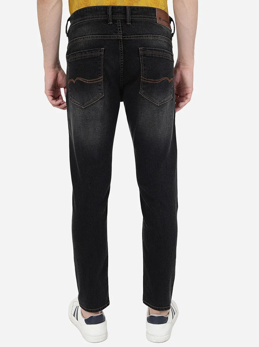 Dark Grey Washed Urban Fit Jeans | Greenfibre