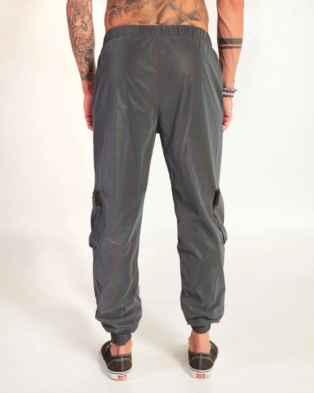 Daylight Rainbow Reflective Joggers with Cargo Pockets