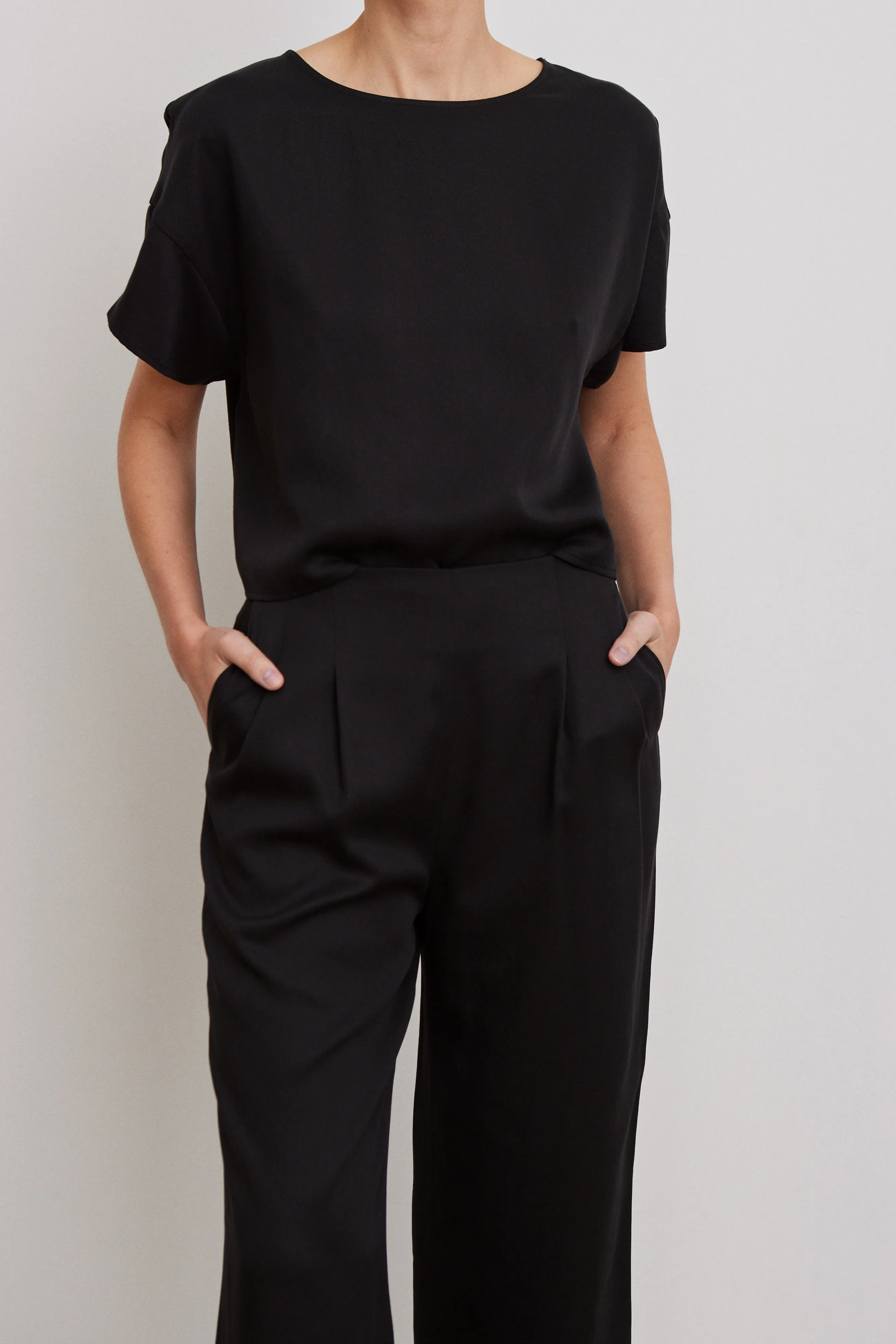 Double Pleat Trousers -- Tencel