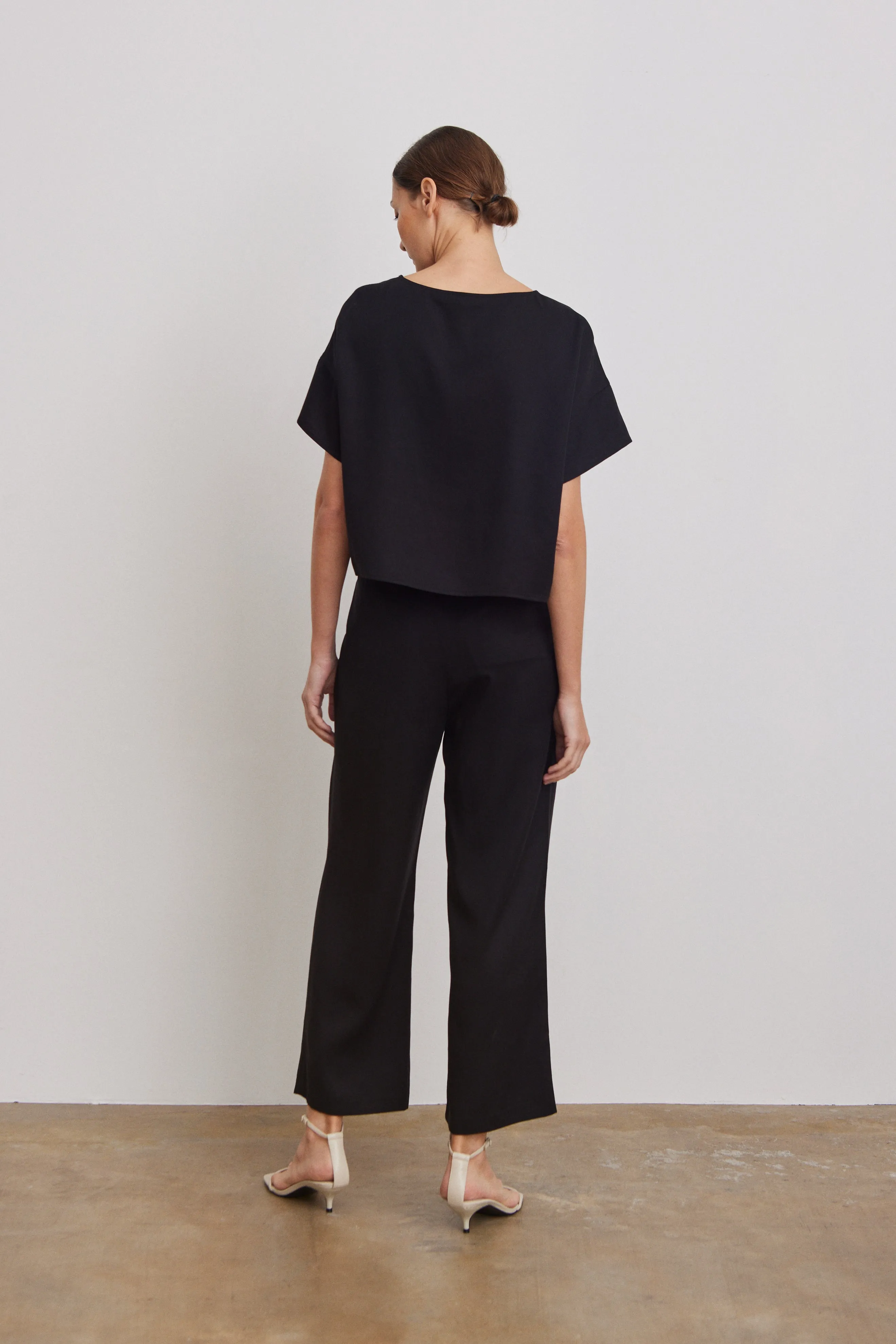 Double Pleat Trousers -- Tencel