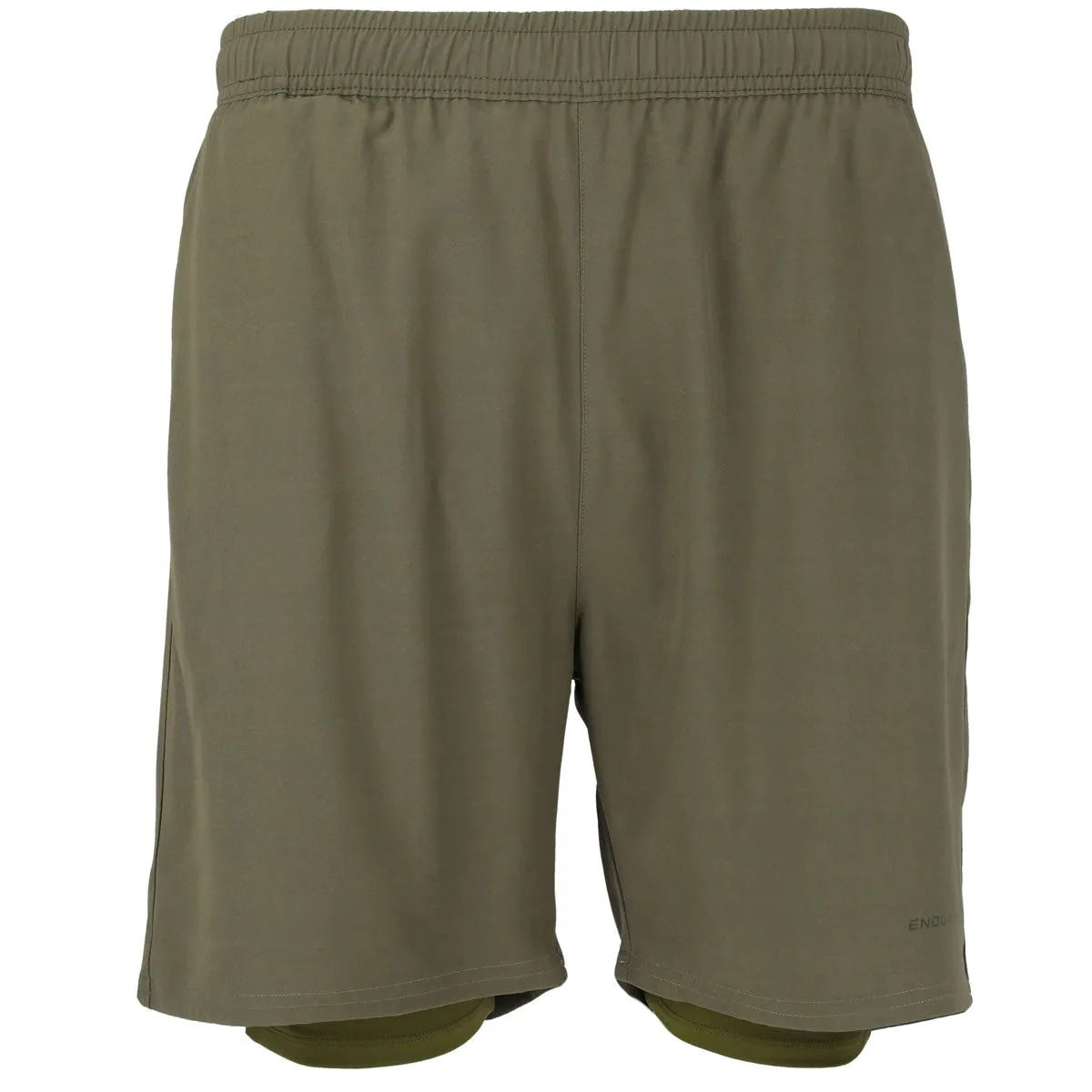 Endurance Kros 2-in-1 Shorts - Mens - Ivy Green