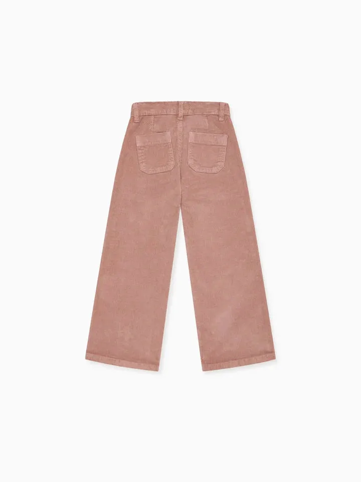 enola wide leg pants dusty pink