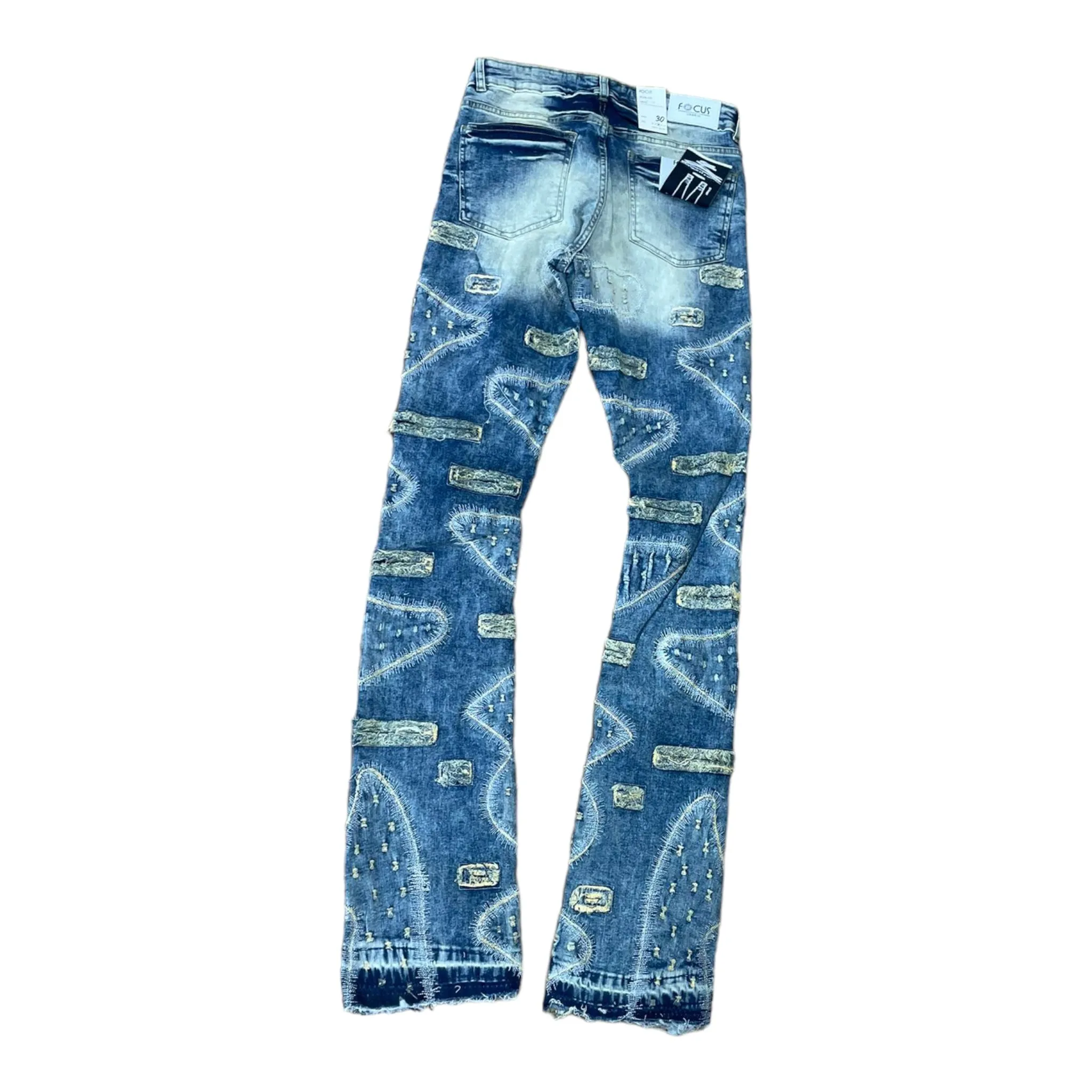 FOCUS: Distressed Slim Denim 5238