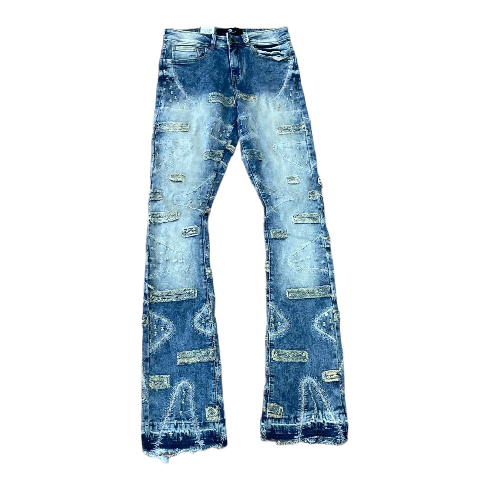 FOCUS: Distressed Slim Denim 5238