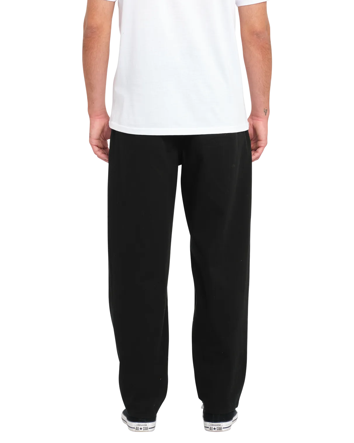 Freazy Loose Trousers in Black