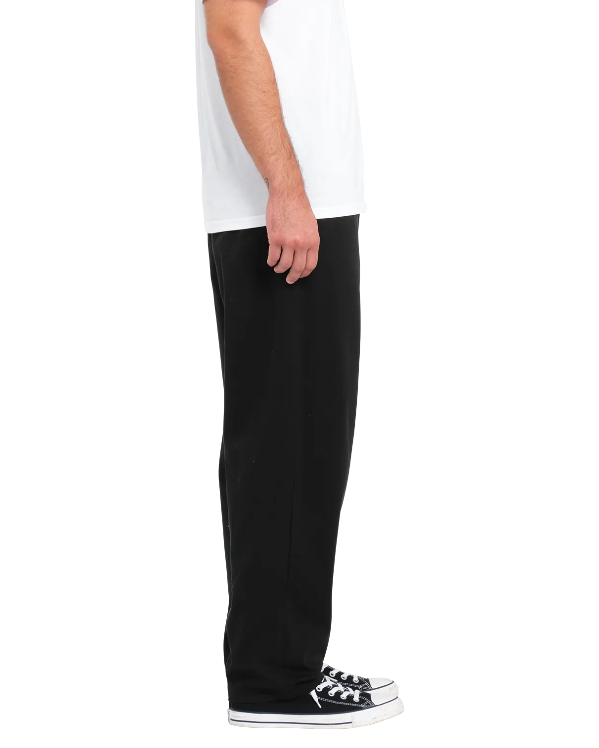 Freazy Loose Trousers in Black