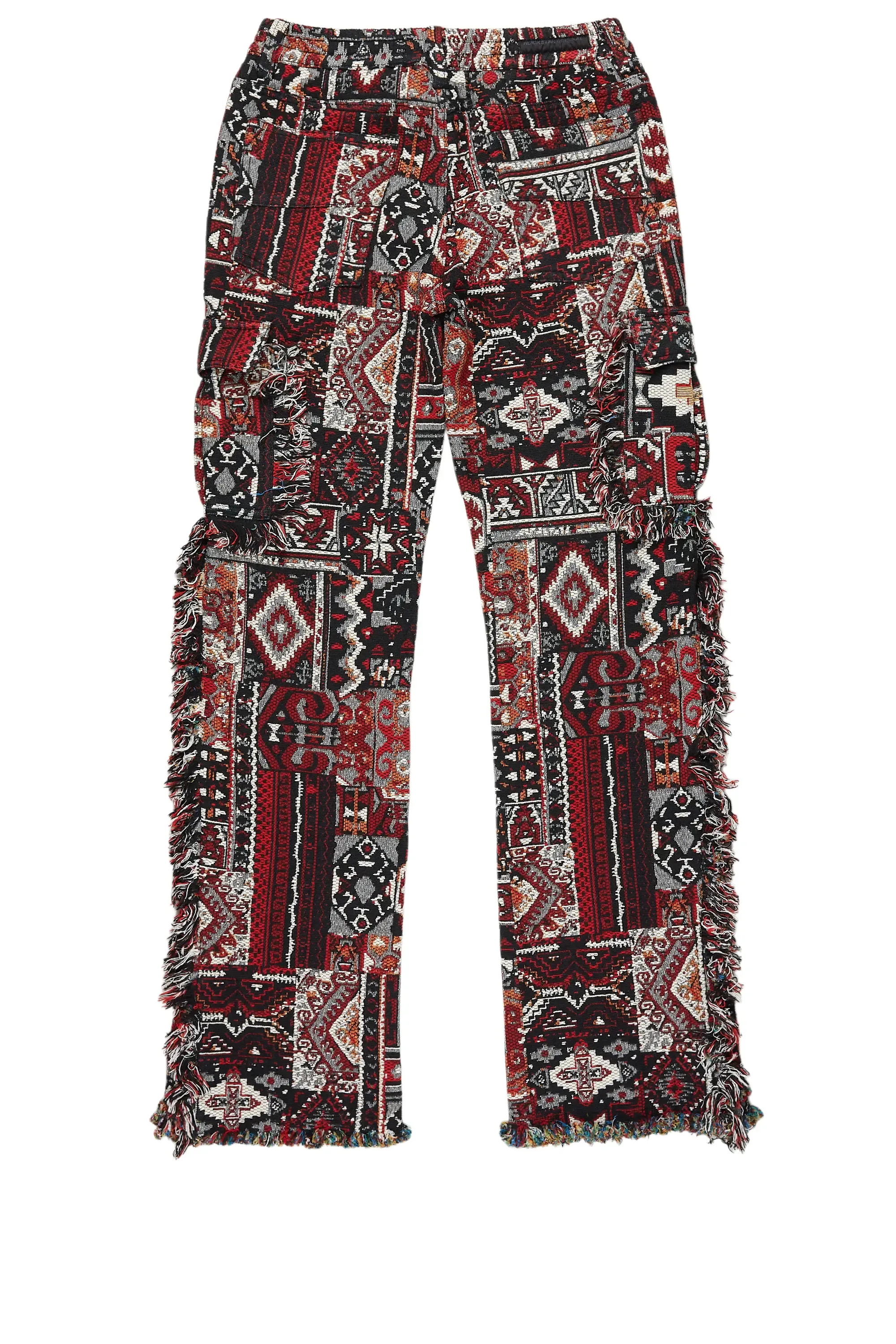 Girls Anaya Black/Multi Slim Flare Pants