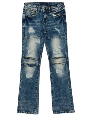 Girls Xaila Vintage Stacked Flare Jean