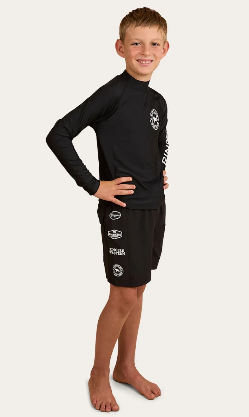 Griffith Boys Swim Short Black / White