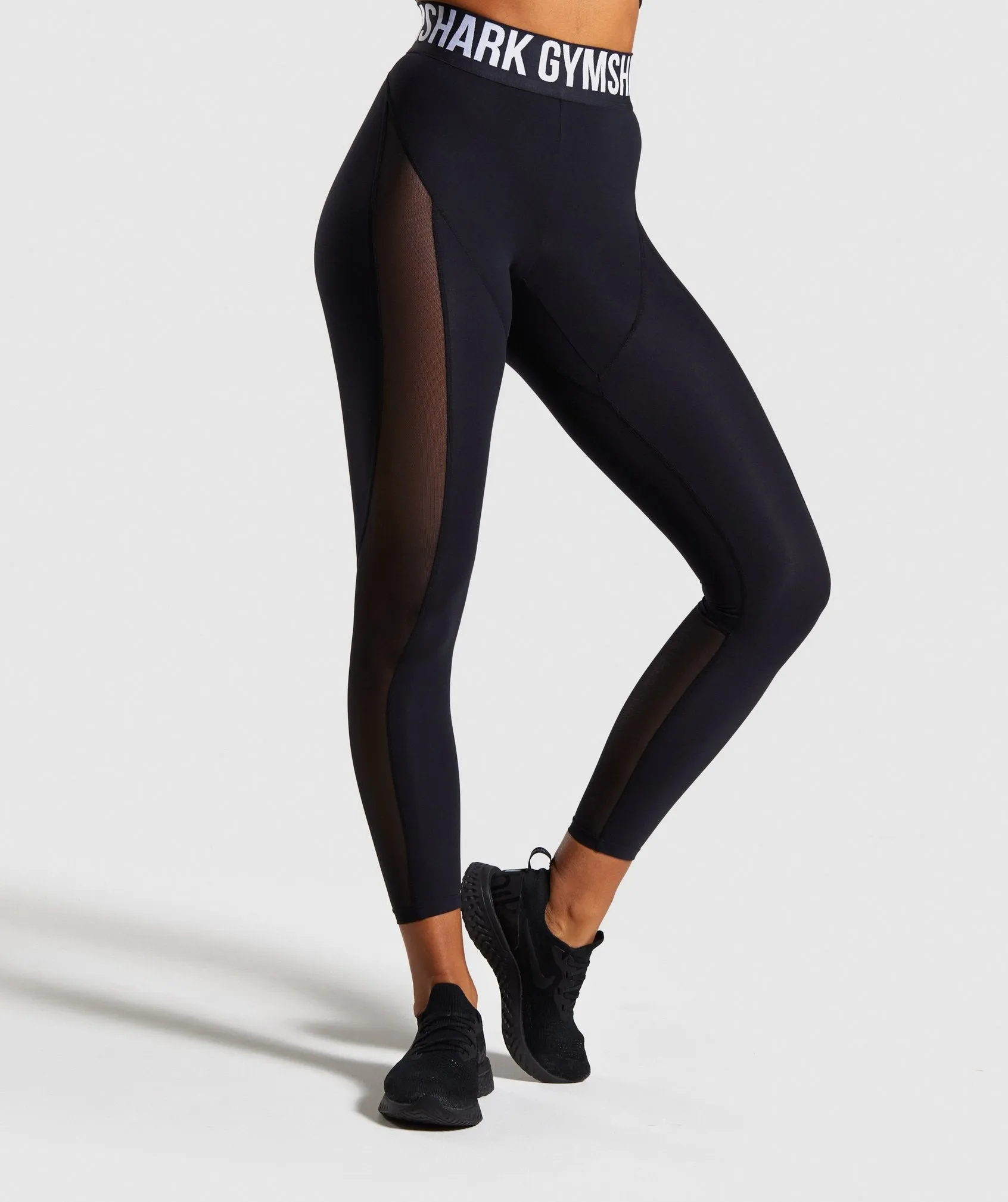 Gymshark Movement Mesh Leggings - Black