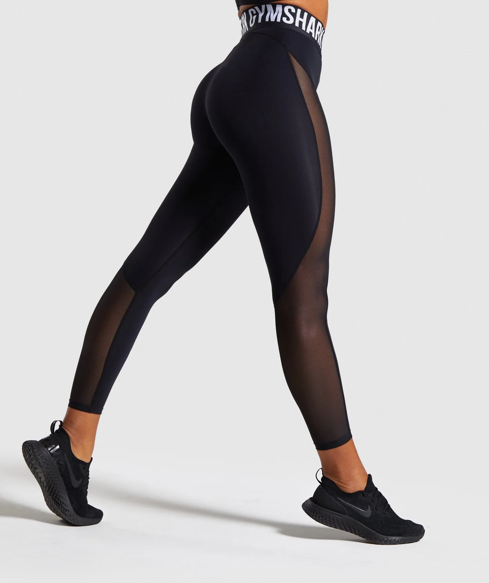 Gymshark Movement Mesh Leggings - Black