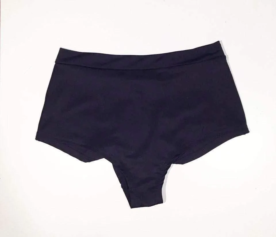 High Waist Basic Shorts - Black