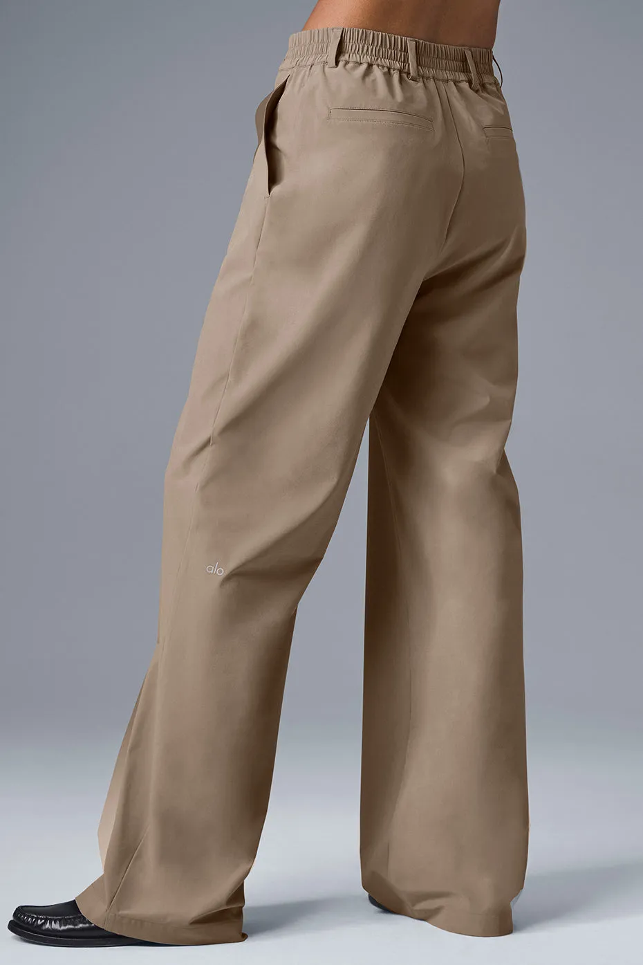 High-Waist Pursuit Trouser (Long) - Gravel