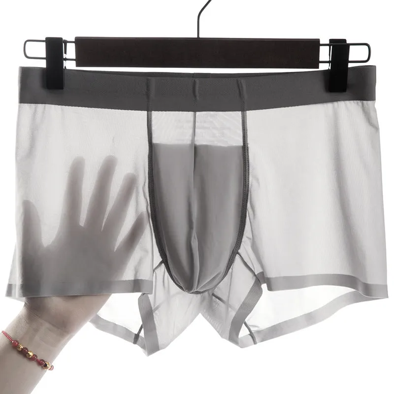 Ice Silk Seamless Breathable Men's Trunk