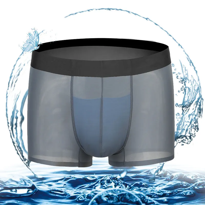 Ice Silk Seamless Breathable Men's Trunk