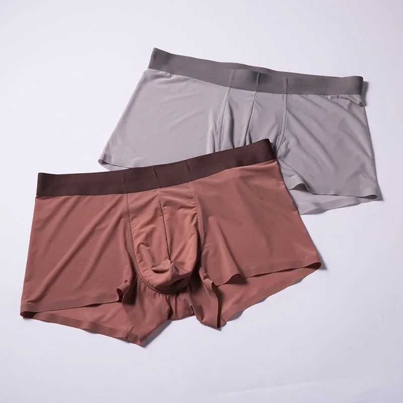 Ice Silk Seamless Breathable Men's Trunk