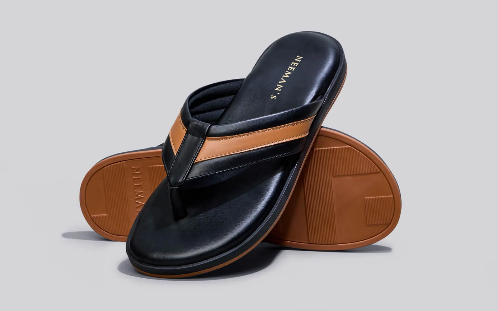 Indo-Western Flips : Black-Tan