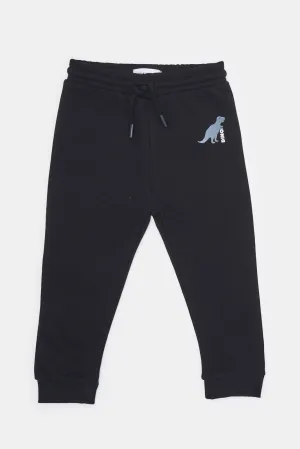 Infant Boys Black And Grey Joggers Set (Pack of 2)