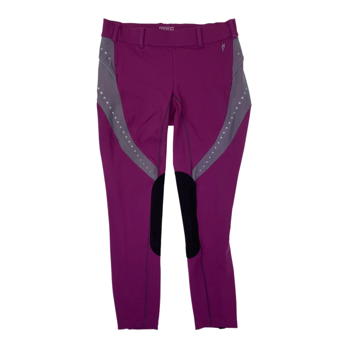 Irideon Knee Patch Mesh Tech Tights in Magenta - Women's XL