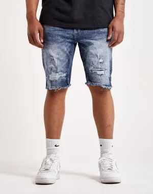 Jordan Craig Aged Wash Denim Shorts