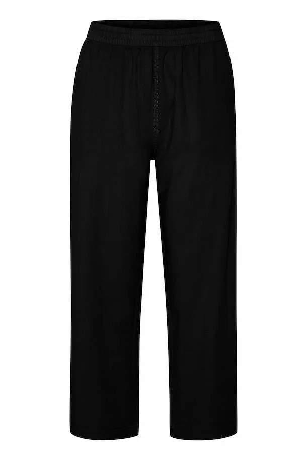 KAFFE Naya Culotte Pants in Black Deep